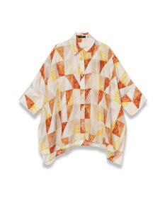 JOSEPH マーブルプリント　シルクシャツ