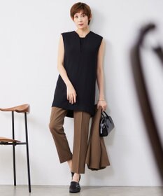 ICB L 【WEB限定カラーあり・洗える】 ライトダブルクロス べスト