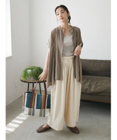 CRAFT STANDARD BOUTIQUE 【キナリノ別注】リネンレーヨンワイドパンツ