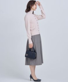 組曲 L 【6色展開・UVケア】クルーネックモダンカーディガン