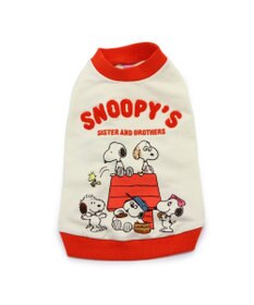 PET PARADISE スヌーピー 兄弟集合柄 トレーナー 白【中型犬】  【大型犬】