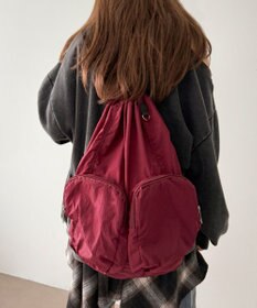 WEGO 【ユニセックス着用ITEM】ポケットデザインナップサック