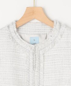 組曲 S 【KUMIKYOKU NAVY】ラメループモールツイード ジャケット