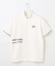 23区GOLF 【MEN】【吸水速乾/UVカット】ストレッチダンボールモックネックシャツ