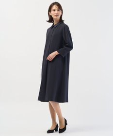 J.PRESS LADIES S 【2way】セラテリーダブルクロス 襟付き ワンピース