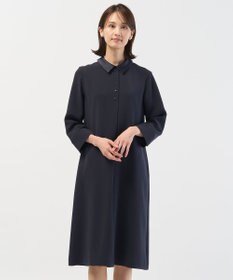 J.PRESS LADIES S 【2way】セラテリーダブルクロス 襟付き ワンピース