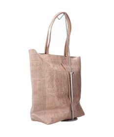 INTER-CHAUSSURES 【ANDREA CARDONE ITALI】ファスナー付き型押しレザートートバッグ