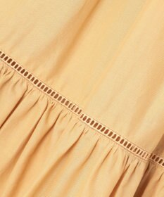 23区 【SLOW/洗える】コットンローン ティアード スカート