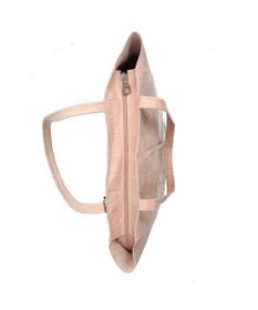 INTER-CHAUSSURES 【ANDREA CARDONE ITALI】ファスナー付き型押しレザートートバッグ