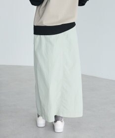 CRAFT STANDARD BOUTIQUE ナイロンダブルウエストIラインスカート