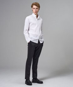 JOSEPH HOMME 新柄【オリジナル素材】ラティスジャガードストレッチ　ウィングカラーシャツ