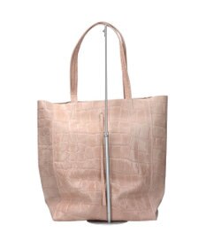 INTER-CHAUSSURES 【ANDREA CARDONE ITALI】ファスナー付き型押しレザートートバッグ