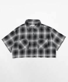 WEGO ショートチェックシャツ（S）