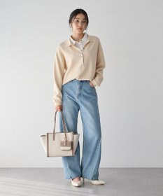 YECCA VECCA 2wayレイヤード風ポロニット