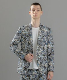 JOSEPH HOMME 新型・新柄【洗える/ストレッチ/シワになりにくい】クールドッツストレッチ メキシカンプリント ジャケット