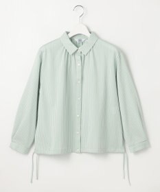 J.PRESS LADIES Jカミーチェストライプ シャツカラー カットソー