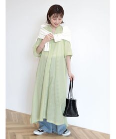 AMERICAN HOLIC ふんわりインドボイルロングワンピース