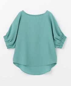 ANY 【洗える】デザインスリーブとろみ ブラウス