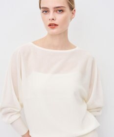 uncrave シアーニット ドルマントップス