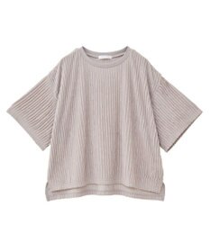 Green Parks ５分袖フリルカットプルオーバー