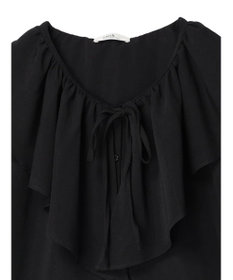 earth music&ecology ラッフルカラーブラウス