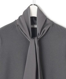 ICB 【洗える】 クロスコンビ ボウタイニット