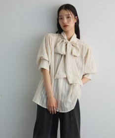 Green Parks ２ＷＡＹボウタイバルーンスリーブブラウス