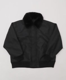 WEGO 【ユニセックス着用ITEM/MLサイズ展開】PU2WAYフライトブルゾン