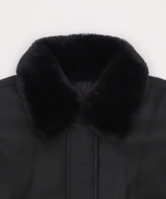 WEGO 【ユニセックス着用ITEM/MLサイズ展開】PU2WAYフライトブルゾン