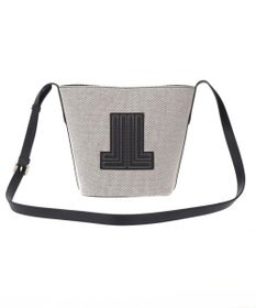 LANVIN en Bleu ヴィジュキャンバス ショルダーバッグ