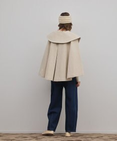 GRACE CONTINENTAL リネンオックスケープジャケット