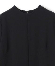 BEIGE， 【洗える】KALMIA / クルーネックIラインロングドレス