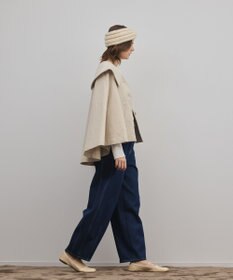 GRACE CONTINENTAL リネンオックスケープジャケット