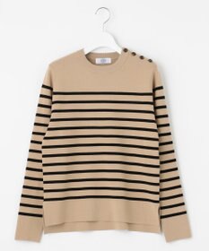 J.PRESS LADIES 【洗える】ミラノリブバスクボーダー ニット