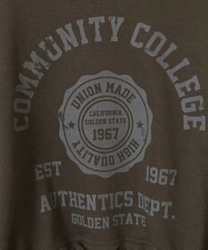 CRAFT STANDARD BOUTIQUE カレッジプリントショートプルオーバー