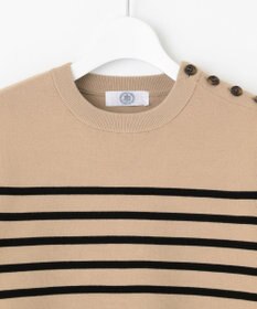 J.PRESS LADIES 【洗える】ミラノリブバスクボーダー ニット