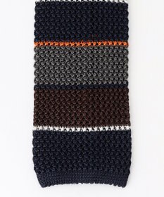 J.PRESS MEN 【J.PRESS KNIT TIE COLLECTION】ストライプ ニットネクタイ