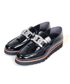 Dominic3 スニーカーソール チェーンモチーフローファー