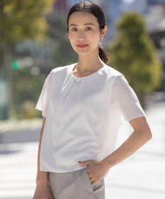 J.PRESS LADIES L シアーストライプ カットソー