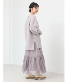 earth music&ecology ふわふわメランジチュニック