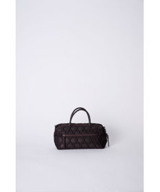 MIYABIYA 【撥水加工】篭目大柄エンボスボンディングミニボストン