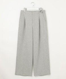 J.PRESS LADIES 【洗える】TUMUGITOピンヘッド ワイド パンツ