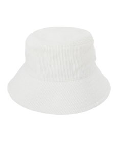 MOONBAT FURLA コール天バケットハット／ロゴ刺繍