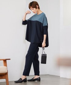 ICB 【洗える】ヴィスコースワイド プルオーバー