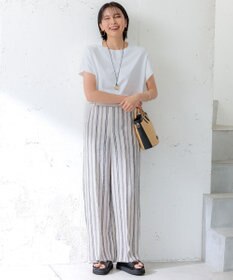 23区 【新色追加/VERY5月号掲載】レーヨンポリエステルストレッチ プルオーバー ニット