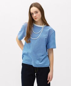 LENO THIN BORDER T-SHIRT / 細ボーダーTシャツ 《UNISEX》
