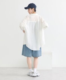 earth music&ecology デニムハーフパンツ