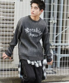 WEGO ヴィンテージライクグラフィックプルオーバー