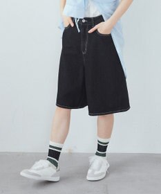 earth music&ecology デニムハーフパンツ