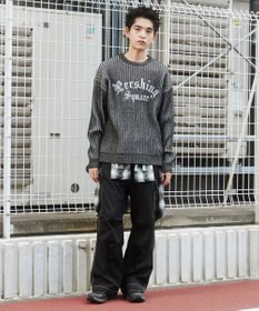 WEGO ヴィンテージライクグラフィックプルオーバー